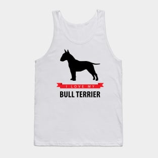 I Love My Bull Terrier Tank Top